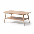 Stolik kawowy z drewna bukowego w kolorze jasnym 120 x 60 x 45cm